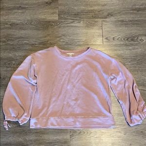 American Eagle tie sleeve sweater